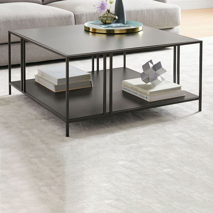 Nar Sofabord 80 cm - Svart