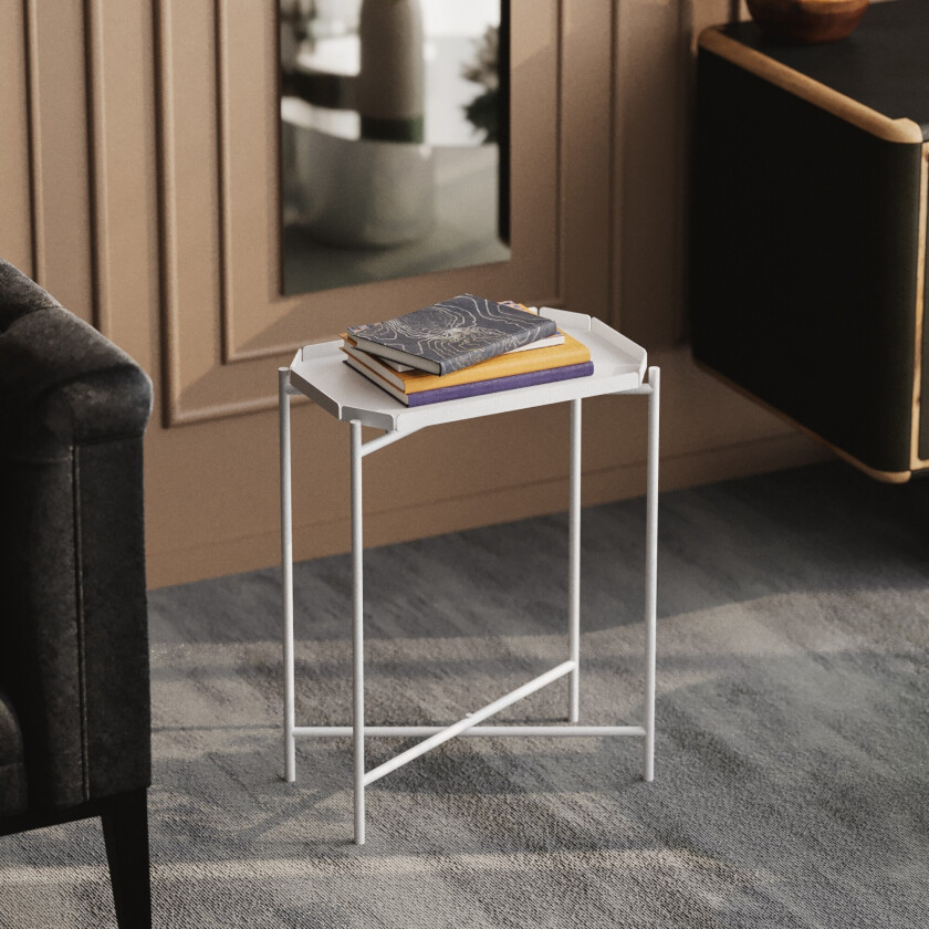 Mamta Sofabord 26 cm - Hvit