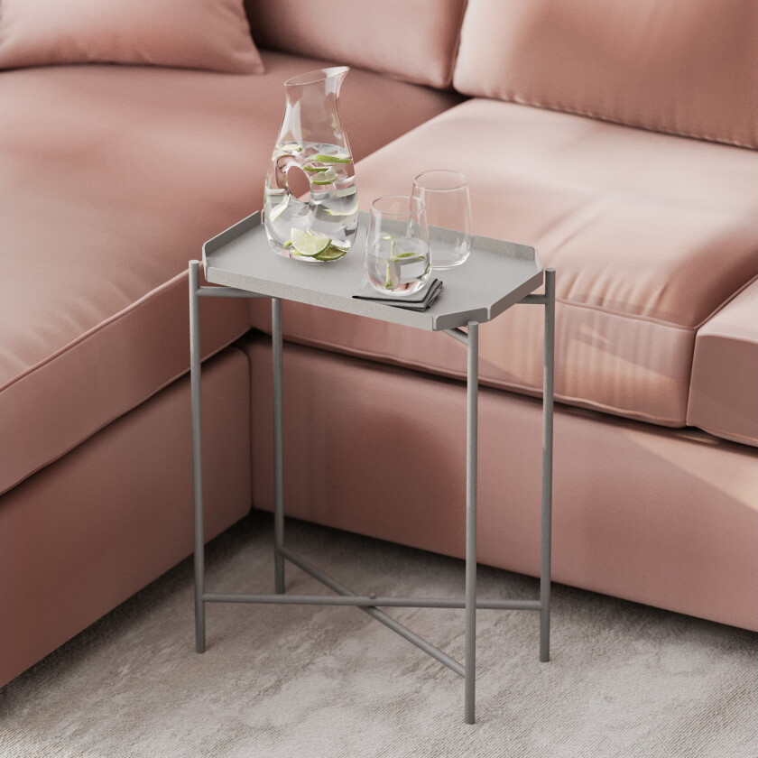 Mamta Sofabord 26 cm - Grå