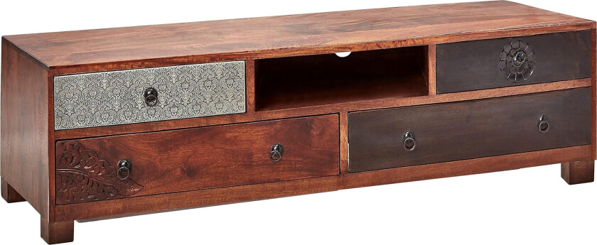 Raquel TV-benk 150 cm - Akasie Flerfarget