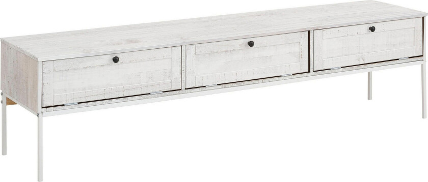 Munira TV-benk 175 cm - Beige/Hvit