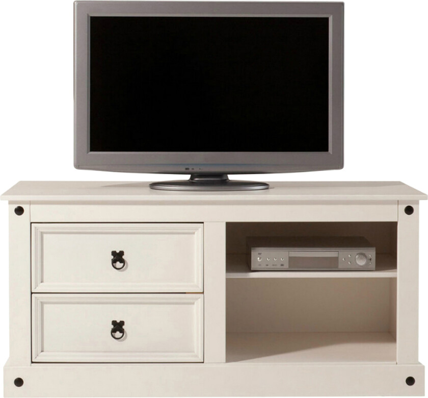 Ayala TV-benk 120 cm - Hvit