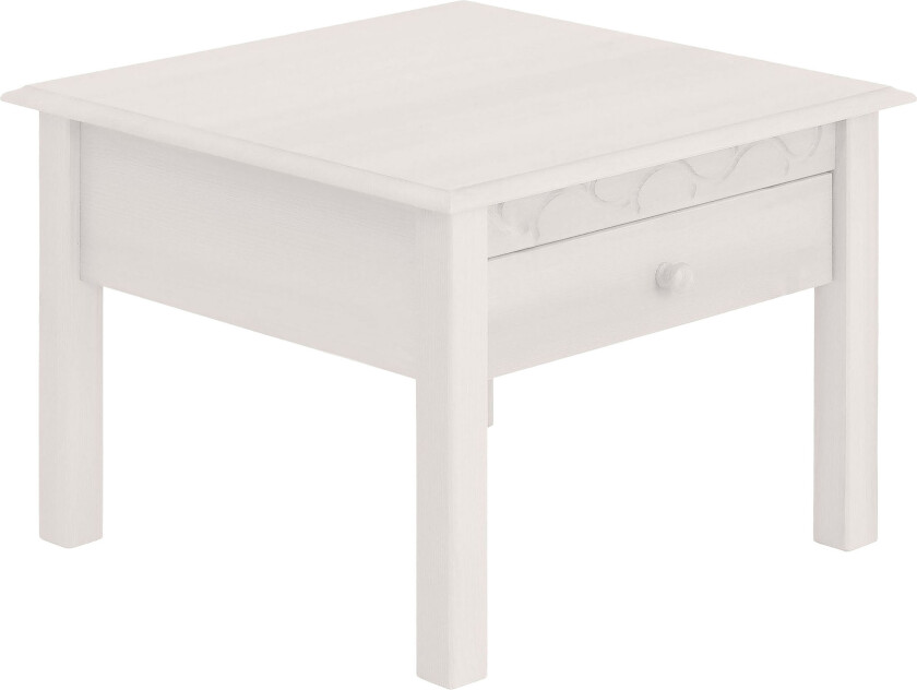 Marzell Sofabord 60 cm - Hvit