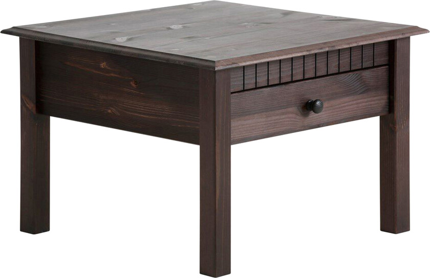 Kersey Sofabord 60 cm med Oppbevaringsskuff - Svart