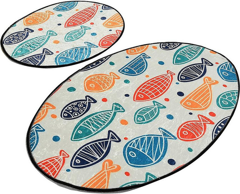 Chilai Home Badematte Sett med 2 - Multi