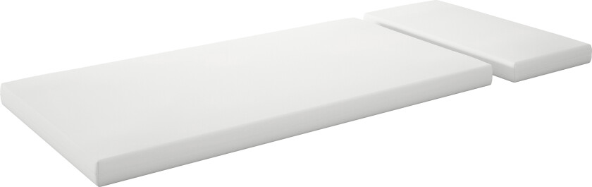 Albese Skummadrass 75x140+80x40 - Hvit