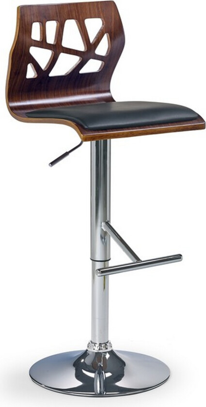 Wynell Barstol - Svart/Brun