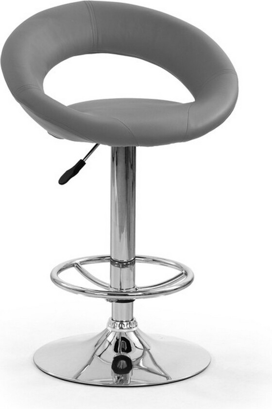 Milot Barstol Kunstlær - Grå
