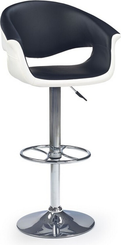 Lavinia Barstol Kunstlær - Svart/Hvit