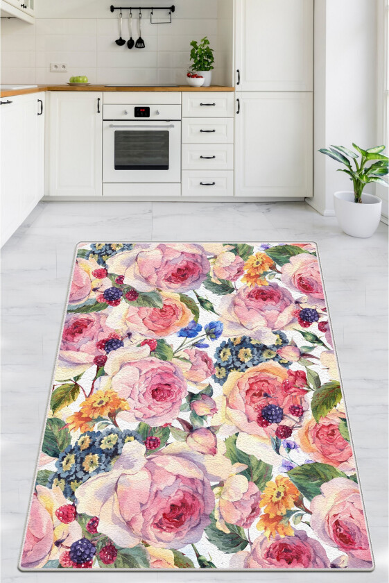 Javal Wiltonteppe 80x120 cm Rektangulær - Flerfarget