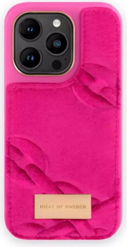 iDeal Of Sweden iPhone 14 Pro Fashion Deksel Atelier - Velour Hyper Pink