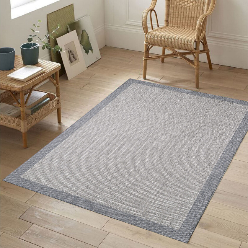 Sisalux Wiltonteppe 200x290 cm Rektangulær - Grå