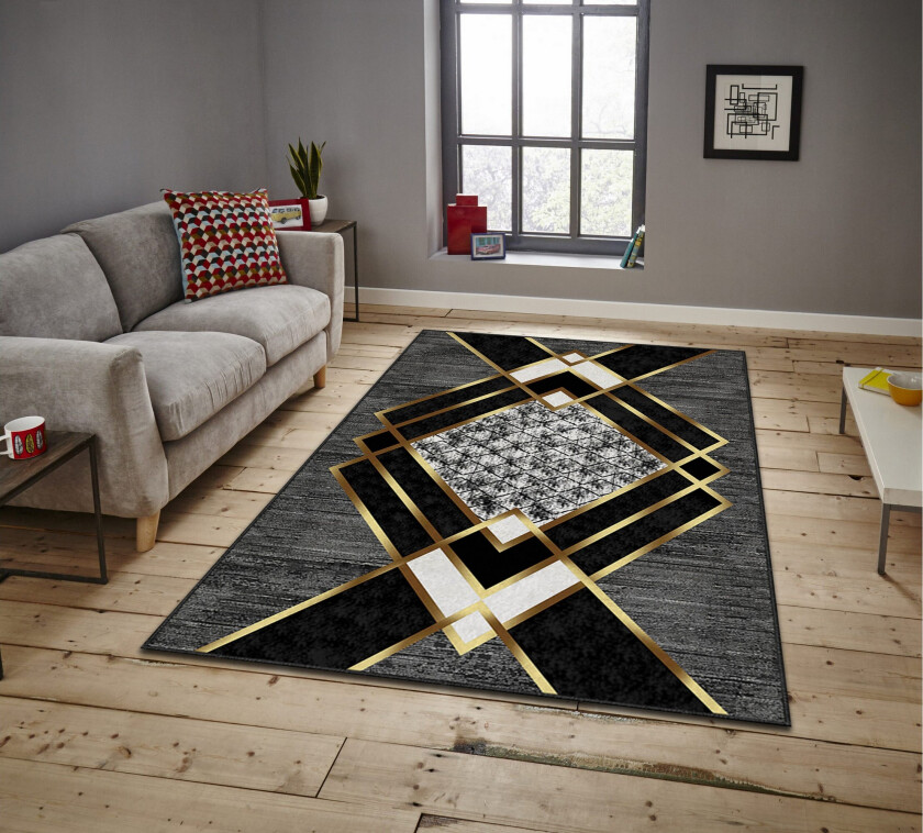Nunki Wiltonteppe 160x230 cm Rektangulær - Flerfarget