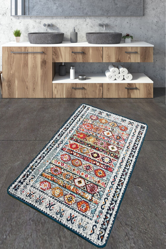 Nini Baderomsmatte 70x120 cm Rektangulær - Flerfarget