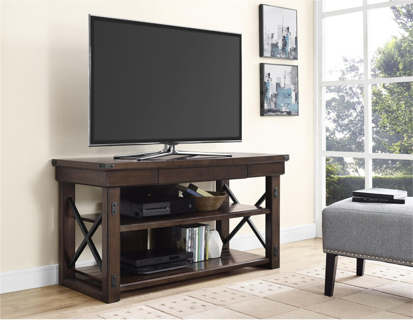 Wildwood Tv-benk 120,7x50,8 cm Svart - Dorel Home