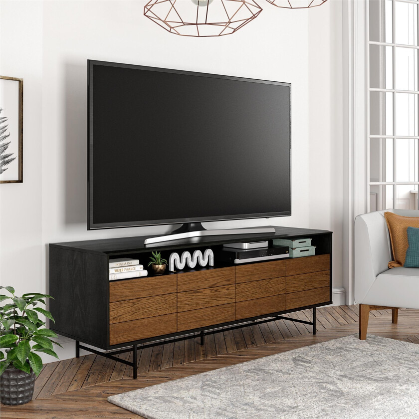 Reznor Tv-benk 157,5x49,5 cm Svart/Brun - Dorel Home