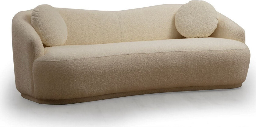 Yarrawonga Sofa 3-seters - Beige|Bouclé