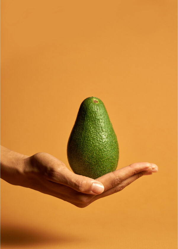 Poster Avocado 50x70 cm - Oransje/Grønn
