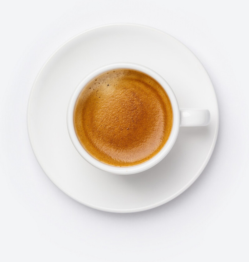 Poster Skimmed coffee 50x70 cm - Brun/Hvit