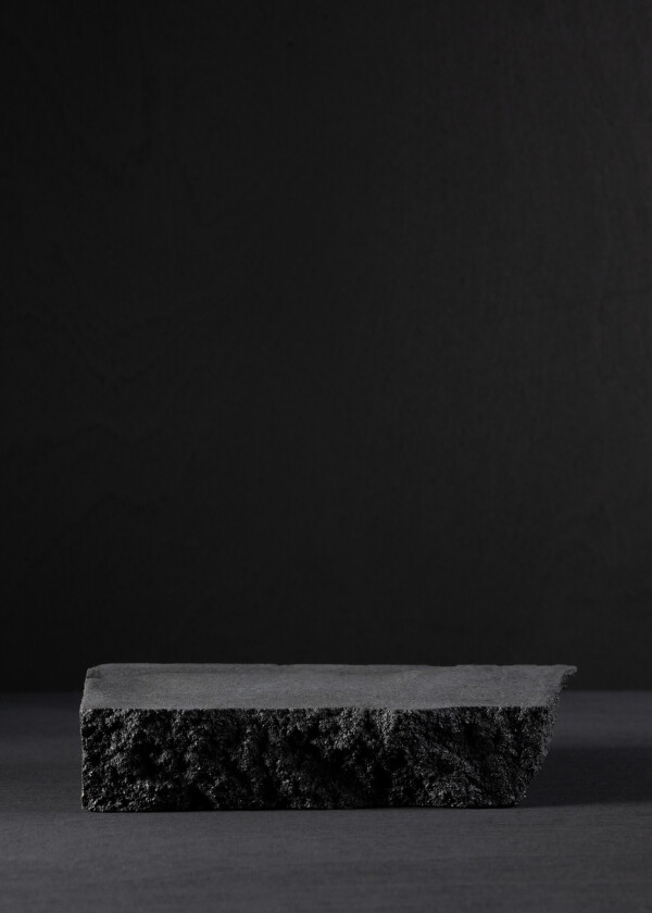 Poster Black rock 50x70 cm - Svart