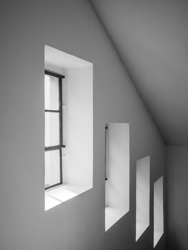 Poster Windows 30x40 cm - Svart/Hvit