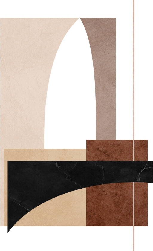 Poster Materials 50x70 cm - Hvit/Beige