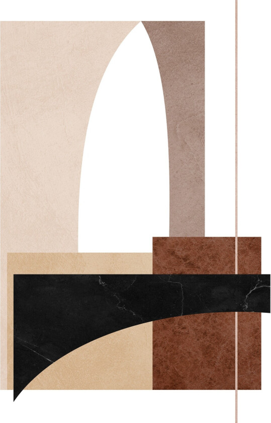 Poster Materials 30x40 cm - Hvit/Beige