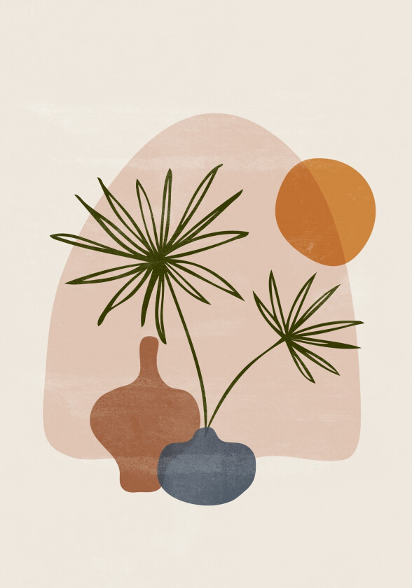 Poster Wonderland 70x100 cm - Beige