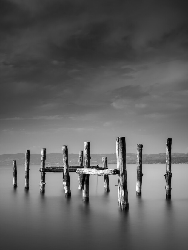 Poster Ocean 30x40 cm - Svart/Hvit