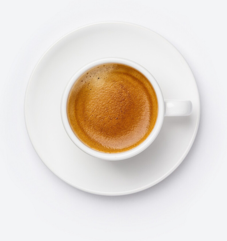 Poster Skimmed coffee 70x100 cm - Brun/Hvit