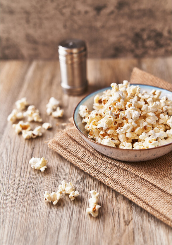 Poster Popcorn 21x30 cm - Beige