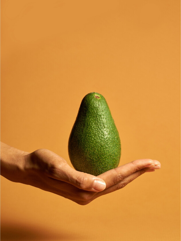 Poster Avocado 30x40 cm - Oransje/Grønn