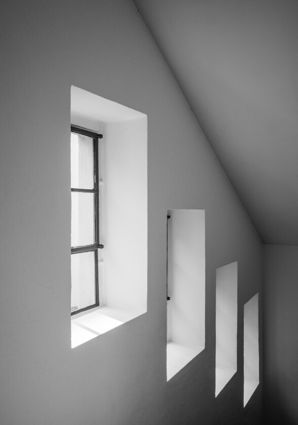 Poster Windows 21x30 cm - Svart/Hvit