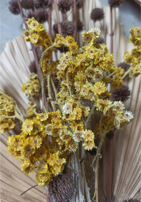 Poster Bouquet 21x30 cm - Grønn/Gul