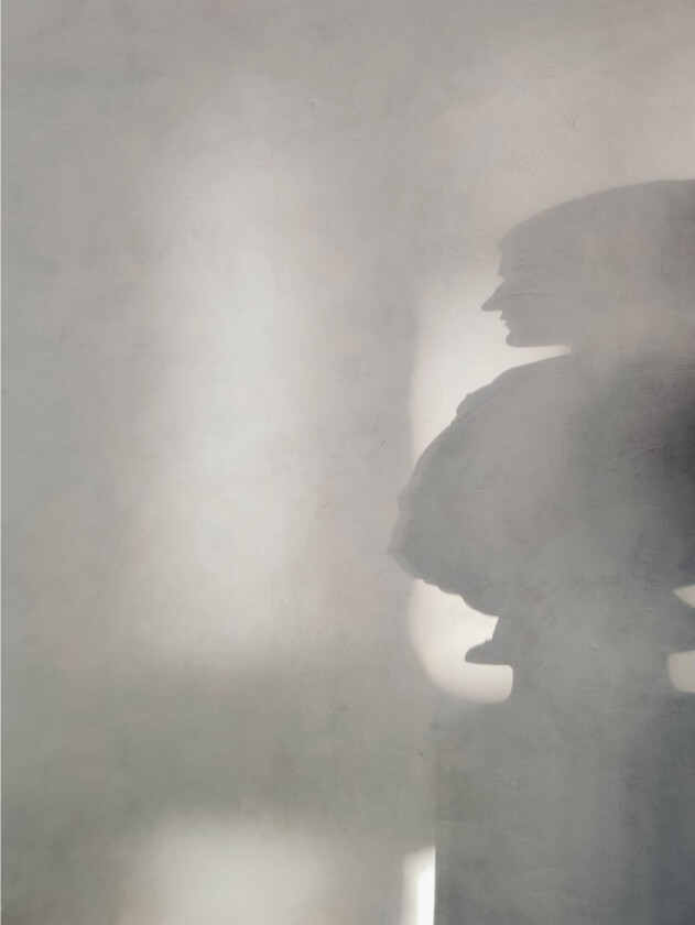 Poster Human shadow 30x40 cm - Hvit/Grå