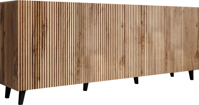 Juniskär Kommode - Svart|Eik