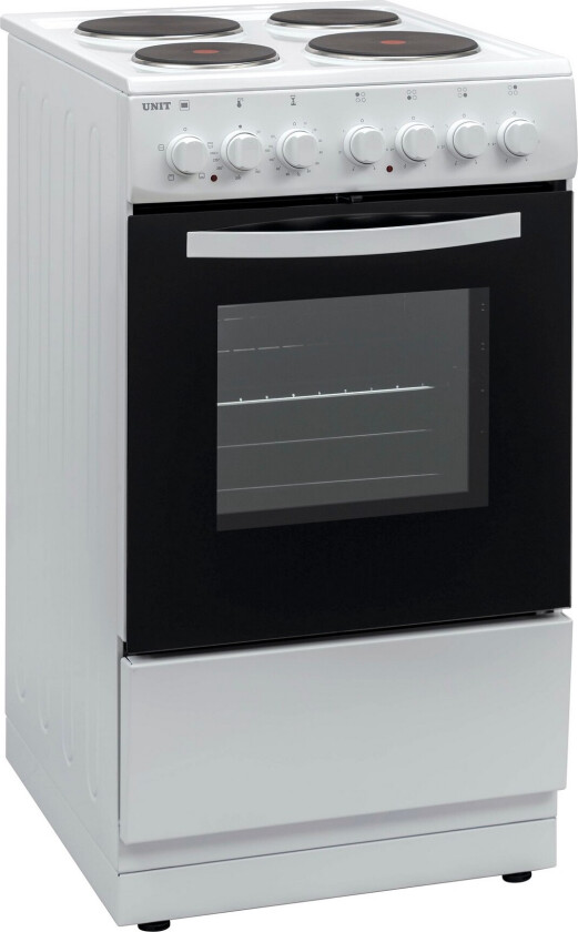 Unit UEC-5004 Komfyr 50 cm Hvit -