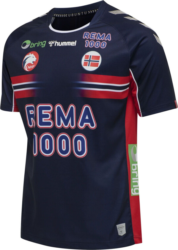 NHF 20 Mens Edition Away Jersey Short Sleeve, håndballtrøye junior Marine