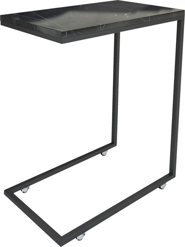 Maddeson Sidebord 46 cm - Svart/Hvit