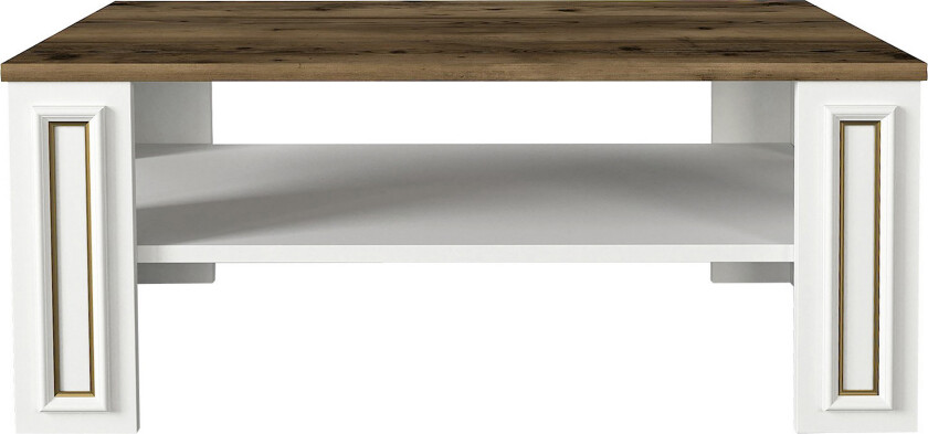 Thituk Sofabord 60 cm - Hvit/Teak