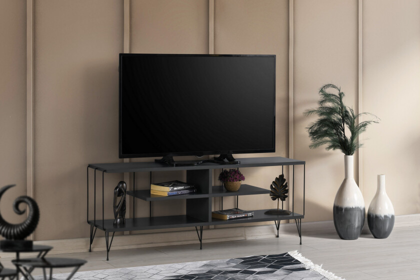 Leopoldis TV-benk 120 cm - Antrasitt