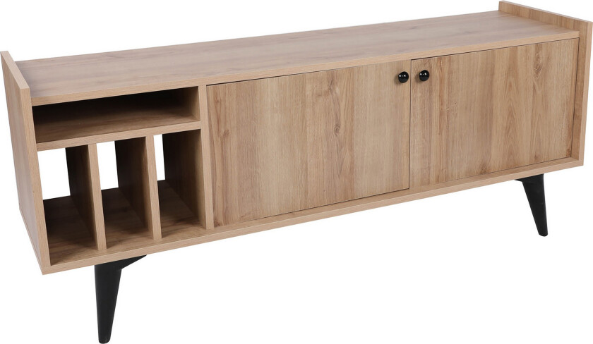 Winskill TV-benk 150 cm - Natur / Svart