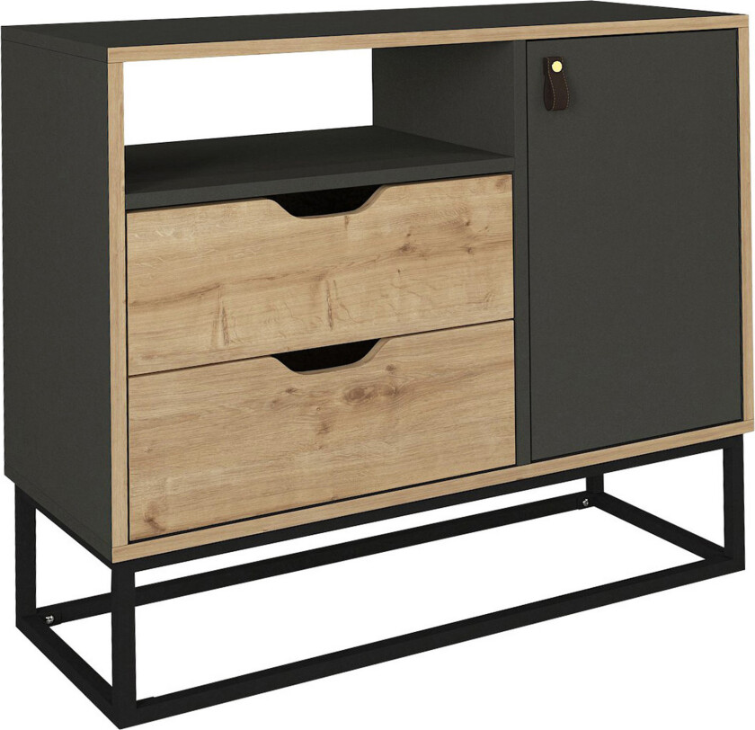 Lemelerveld Kommode Kommode cm - Natur / Antrasitt