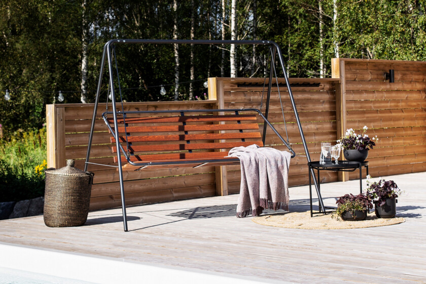 Suvisaari 3- pers. hage huske, cappuccino -