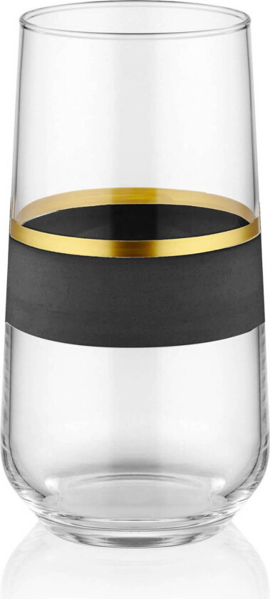 Highballglass - Svart/Gull