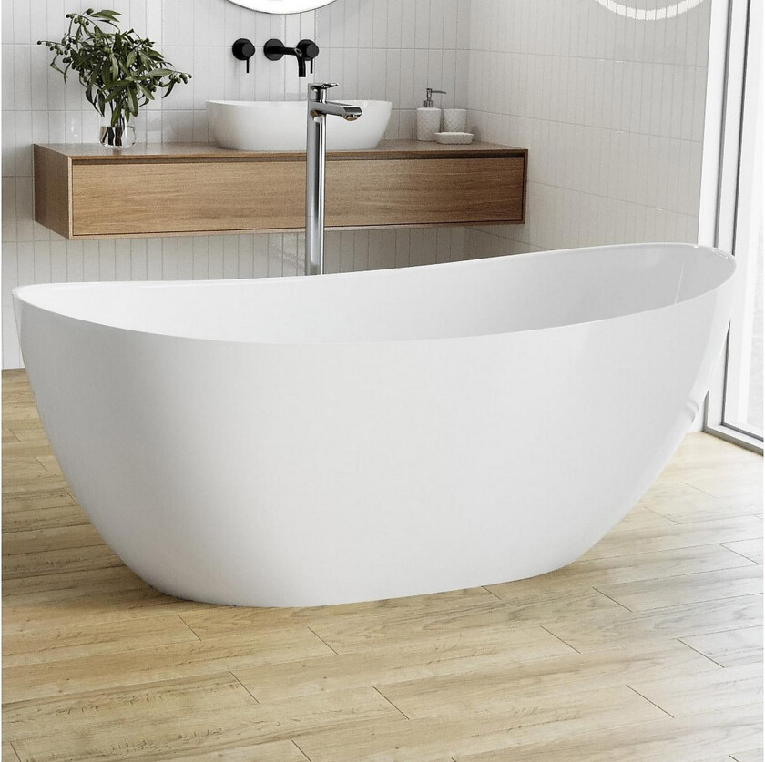 Badekar Bathlife Fri 158 - Hvit