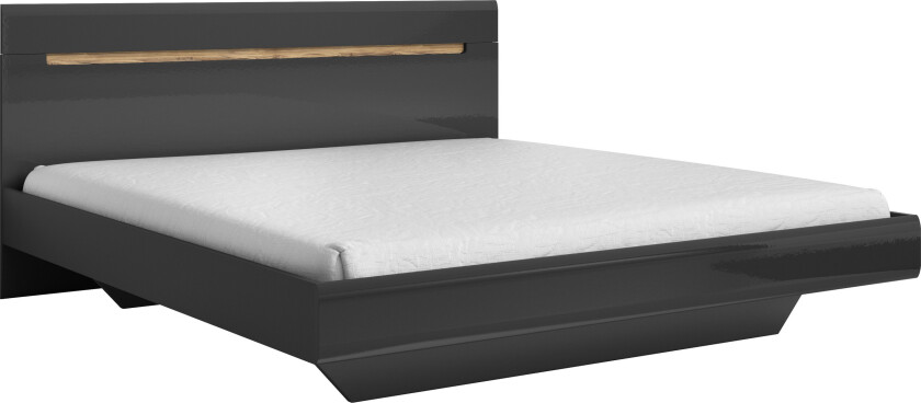 Larguie Sengeramme 160x200 - Grå / Svart