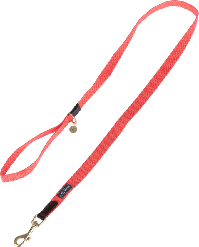 Bloom hundebånd, Coral - 120 cm lang, 20 mm breit