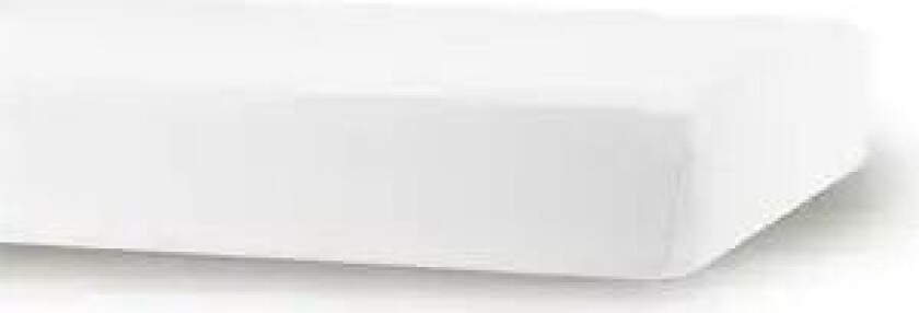 Barnevognlaken - 36x98x10 cm - Hvit formsydd jerseylaken til barnevogn