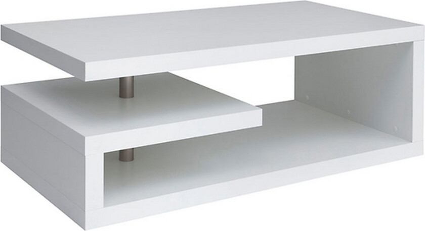 Illaso Sofabord 120 cm med Oppbevaringshylle - SandEik